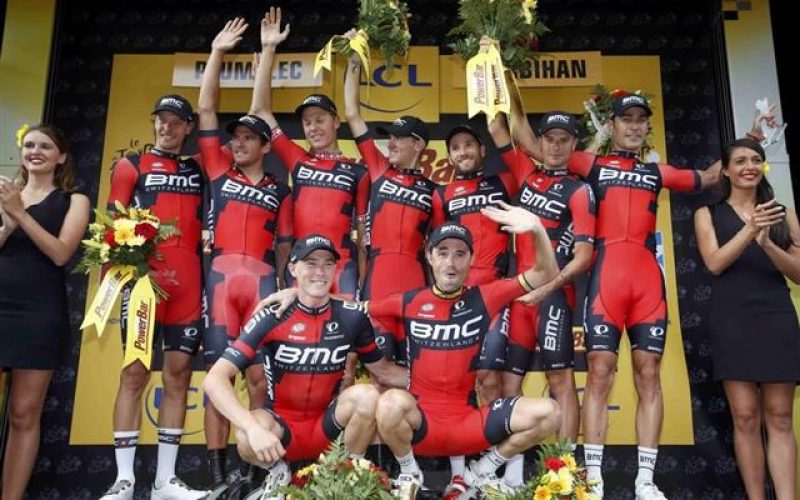 Grande Damiano Caruso, il Tour de France parla anche ragusano. La Bmc vince la crono a squadre