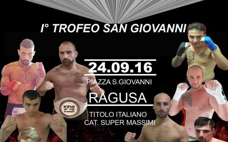 Sport da combattimento all’ombra della Cattedrale San Giovanni Battista domani a Ragusa, il match clou sarà Lentini-Kaled