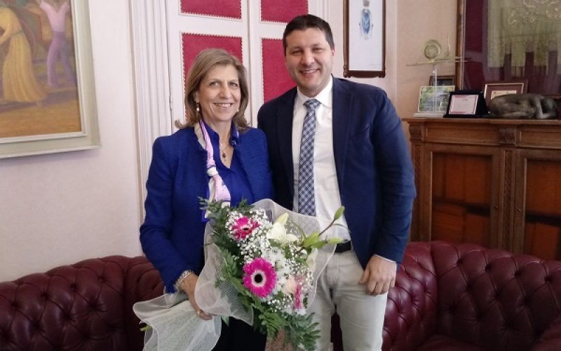S.E. il Prefetto Filippina Cocuzza ricevuta in Comune dal Sindaco Federico Piccitto