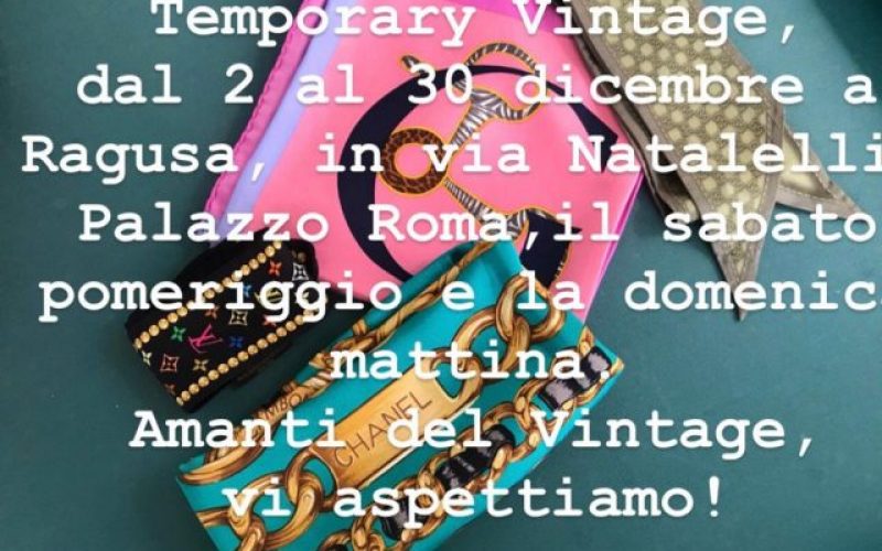 A Ragusa, apre il Temporary Vintage