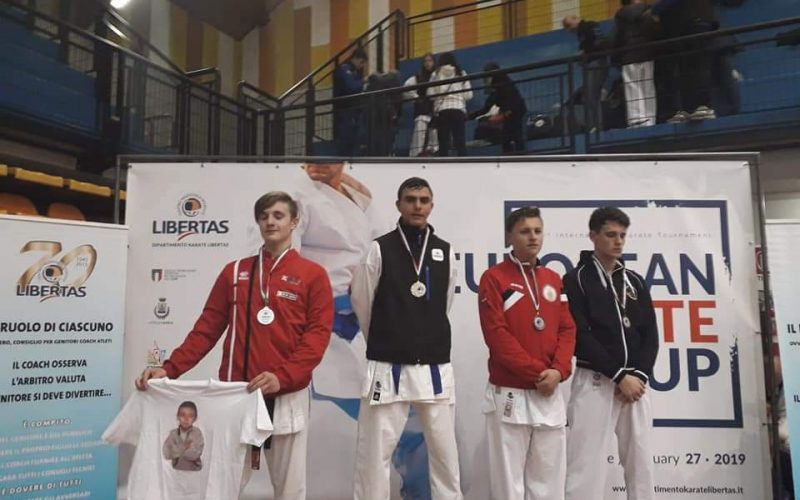 Un giovane acatese campione europeo di Karate