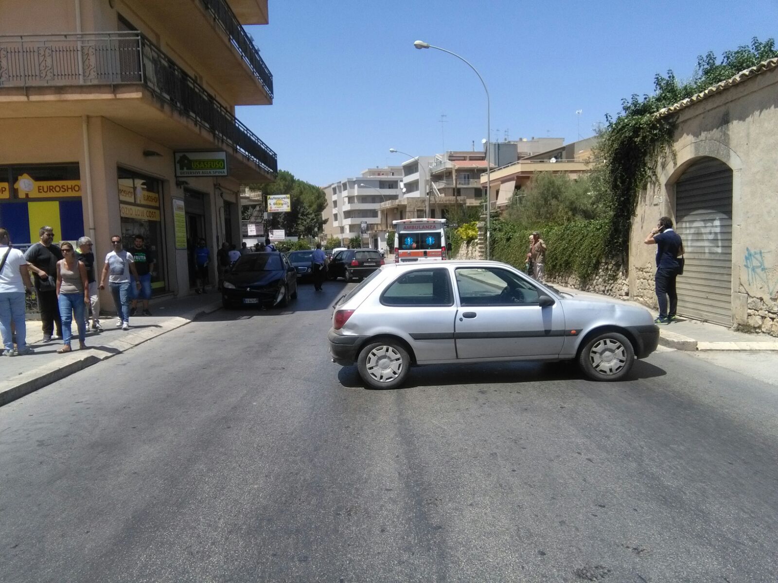 Carambola di auto a Modica al quartiere Sorda, due feriti