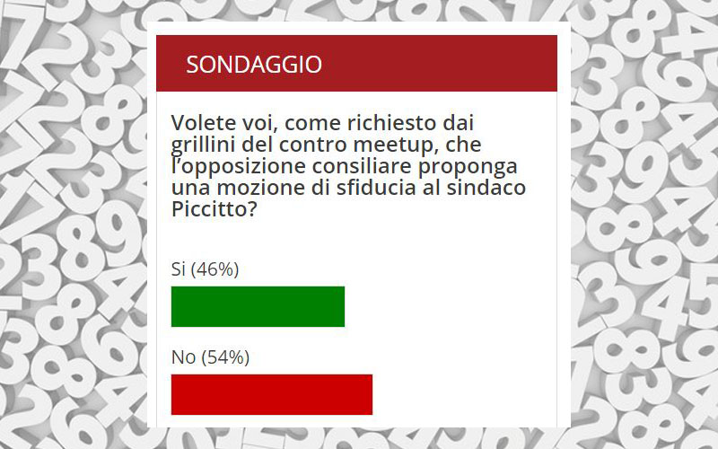 Sondaggio: buona la prima. Vince Piccitto
