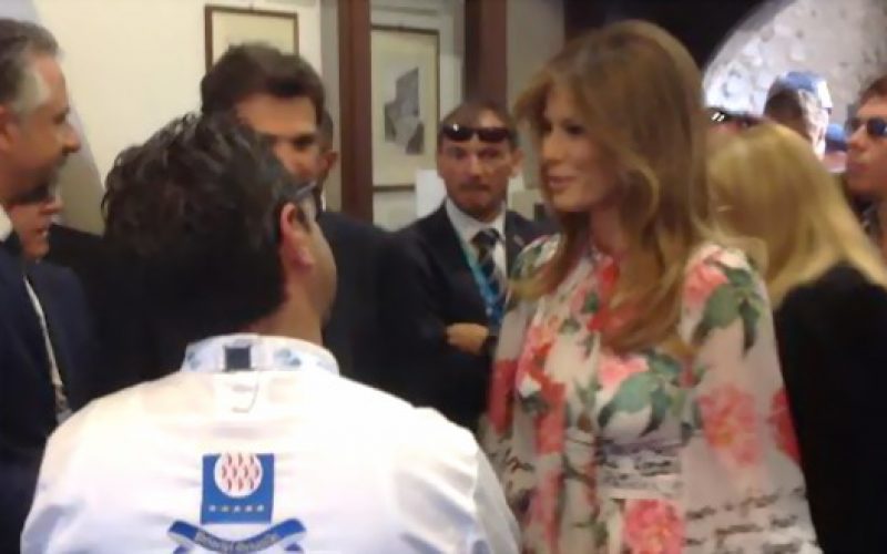 Anche Melania Trump ha degustato il cioccolato di Modica