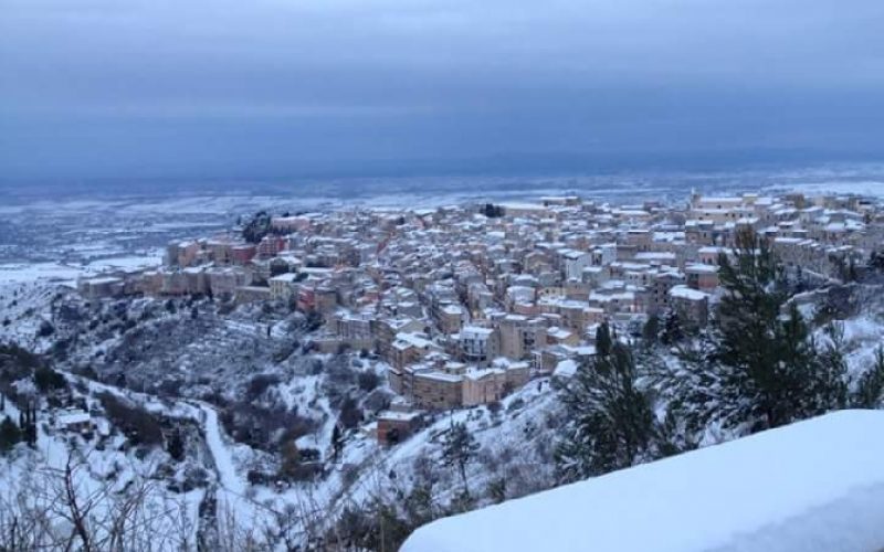 Allerta gialla neve sulla Sicilia settentrionale, comprese le Eolie