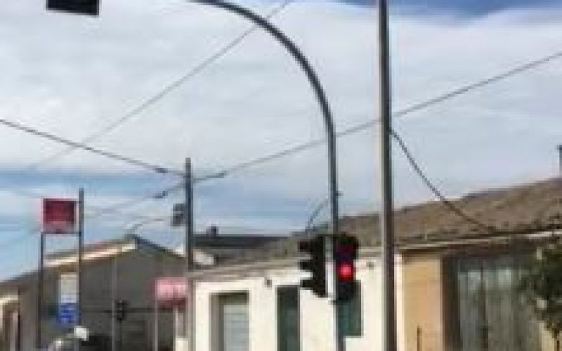 Chiaramonte: quel semaforo bicolore a Sperlinga. VIDEO