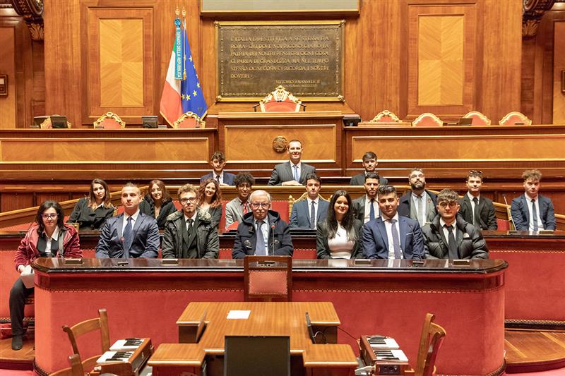 Un giorno in Senato – Istituto Dante di Ragusa - 4 e 5 marzo 2019 (© GB - Senato della Repubblica)