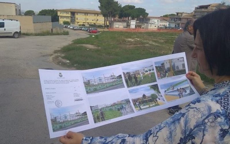 A Comiso, uno spazio verde attrezzato per ragazzi