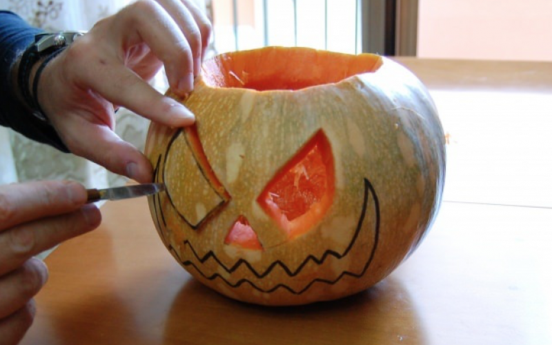 Come fare la zucca di halloween