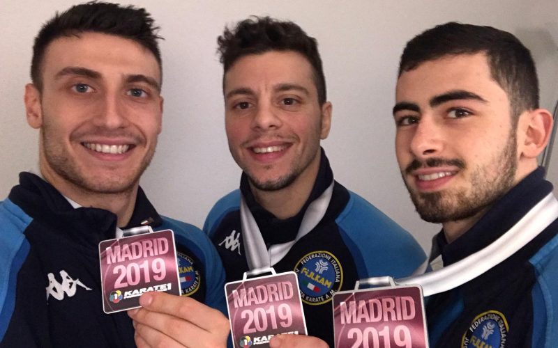 Karate: il vittoriese Giuseppe Panagia argento a Madrid con la nazionale Italiana
