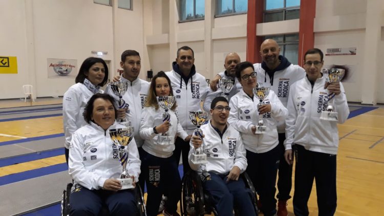 Scherma Modica: sette atleti a podio alla prova regionale paralimpica