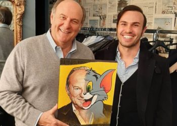 L’artista pozzallese Claudio D’Angelo alle “corti” di Gerry Scotti e di Enrico Papi
