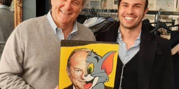 L’artista pozzallese Claudio D’Angelo alle “corti” di Gerry Scotti e di Enrico Papi