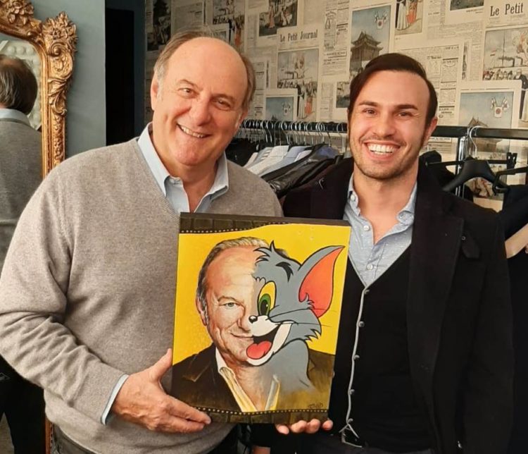 L’artista pozzallese Claudio D’Angelo alle “corti” di Gerry Scotti e di Enrico Papi