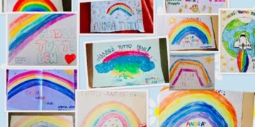 I bambini delle scuole di Comiso: “Andrà tutto bene”