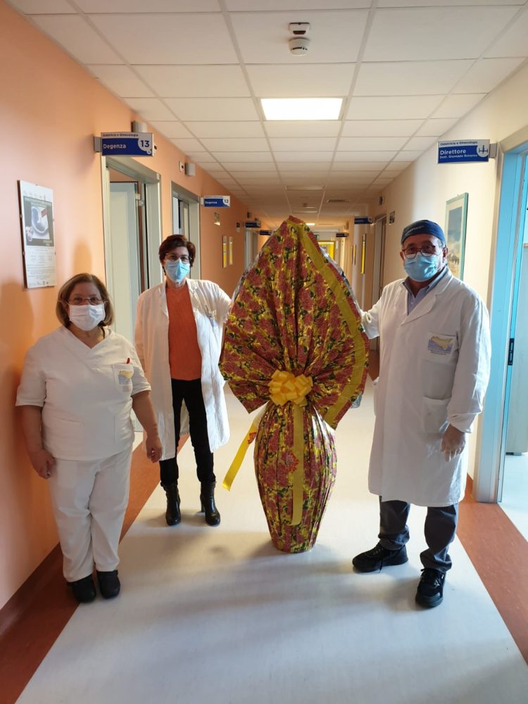 Donate uova di cioccolato e piante negli ospedali della provincia di Ragusa