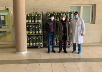 Calle colorate in dono agli operatori sanitari di Ragusa, Modica e Scicli
