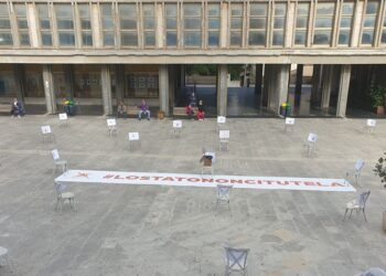 La protesta dei ristoratori ragusani in piazza San Giovanni