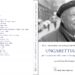Nel volume per i cinquant’anni dalla morte di Giuseppe Ungaretti, un saggio di Grazia Dormiente