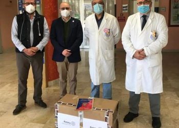Rotary Club, donate 400 mascherine FFP2 all’Ospdale Maggiore di Modica