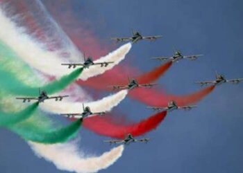 Le frecce tricolori oggi sorvoleranno Palermo