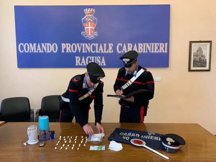 Arrestato ragusano: aveva 50 grammi di cocaina