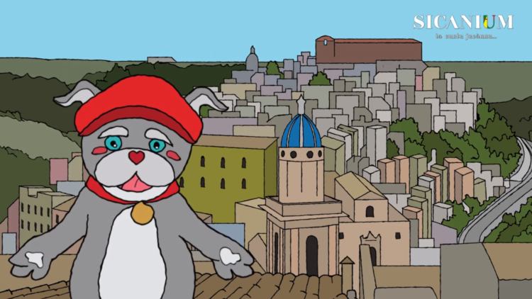 Il cartone animato che racconta Ragusa: “Caggiulino Sicanium”
