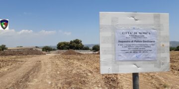 Lavori abusivi di sbancamento. Sequestrata area a Modica