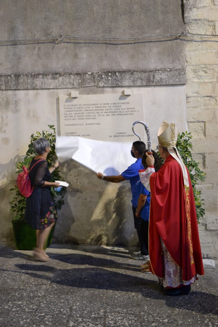 San Vito: scoperta una lapide per il 20esimo anniversario della morte di padre Curatolo