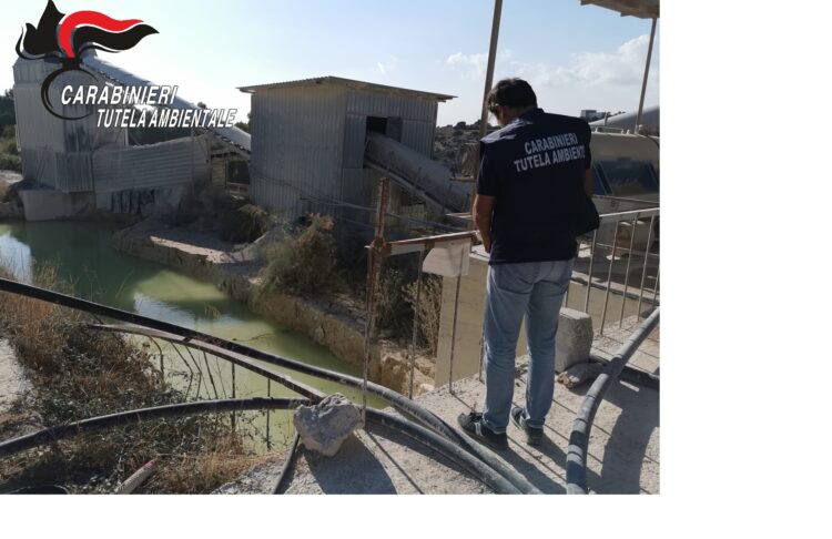 A Modica, sequestrato impianto di frantumazione di materiali inerti