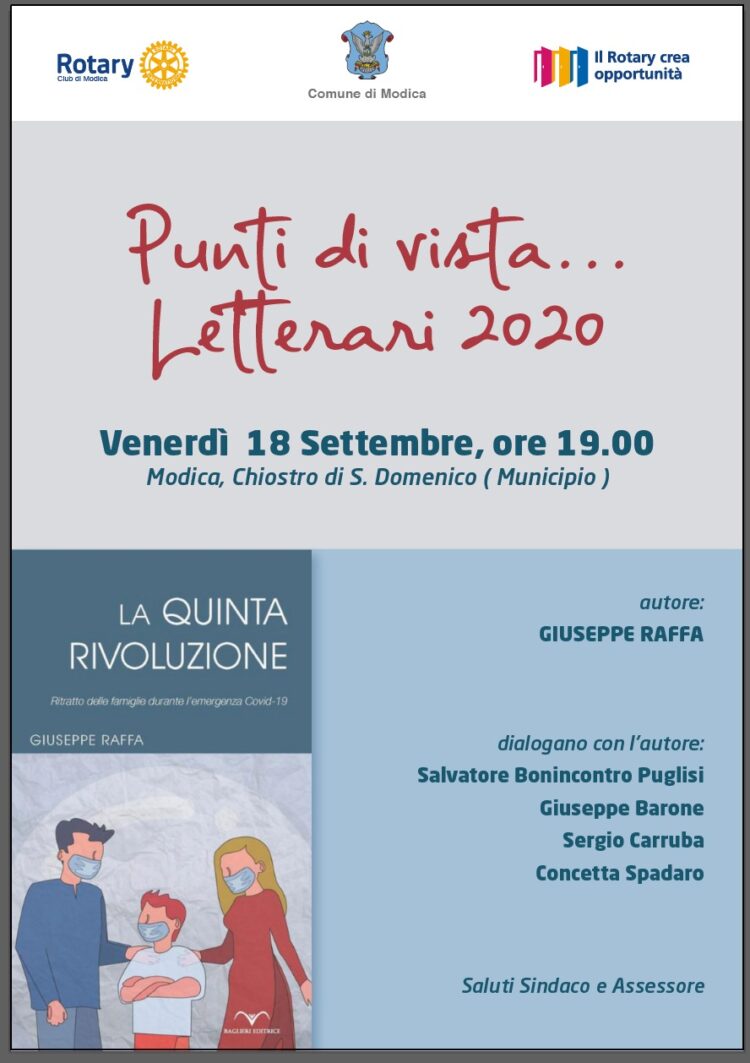 Modica, si presenta a Palazzo San Domenico il libro di Giuseppe Raffa