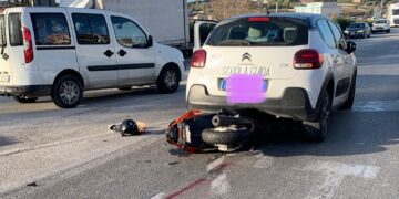 Modica: incidente in motorino, minorenne ferito