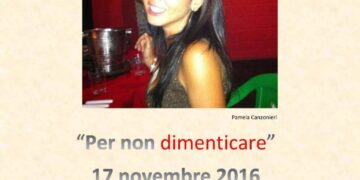 In ricordo di Pamela Canzonieri, uccisa il 17 novembre 2016