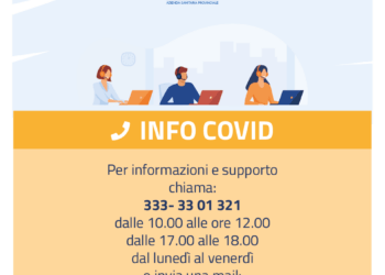 L’Asp istituisce un numero di telefono e una mail per chiedere informazioni sul Covid