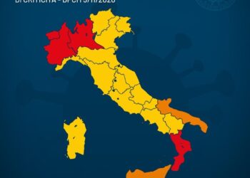 La Sicilia è ufficialmente in area arancione