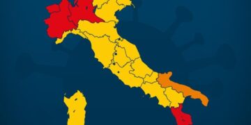 La Sicilia è ufficialmente in area arancione