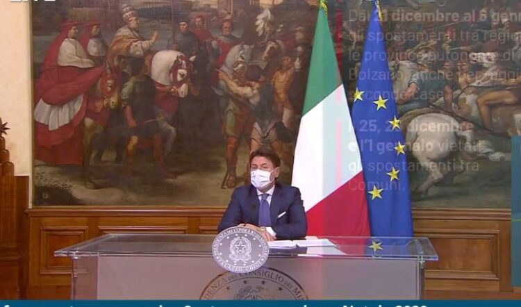 Il DPCM di Natale: niente spostamenti dal 21 dicembre al 6 gennaio. Tutte le novità illustrate da Conte