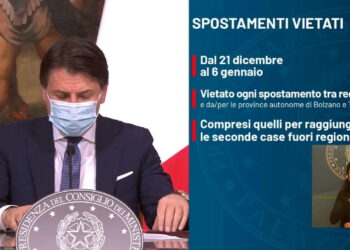 Decreto Natale: durante le feste, l’Italia sarà in zona rossa