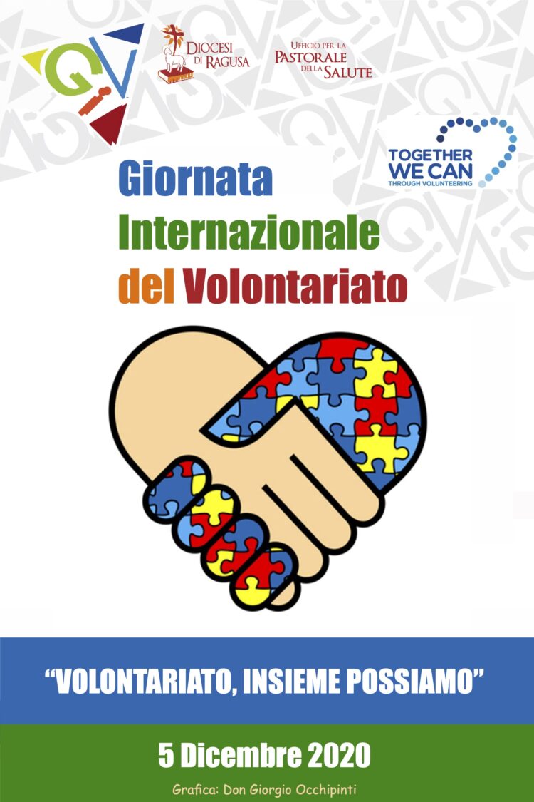 Il 5 dicembre è la giornata internazionale del volontariato. La Pastorale della salute: “Più consapevoli dei bisogni degli altri”