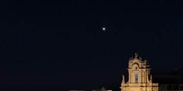 Nei cieli di Modica, la congiunzione fra Giove e Saturno