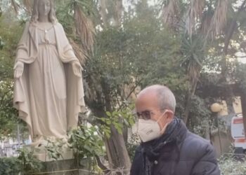 La novena dell’Immacolata nel giardino del civile di Ragusa per malati Covid