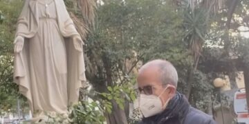 La novena dell’Immacolata nel giardino del civile di Ragusa per malati Covid