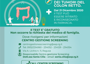 Screening dei tumori del colon retto, il test si potrà ritirare in farmacia