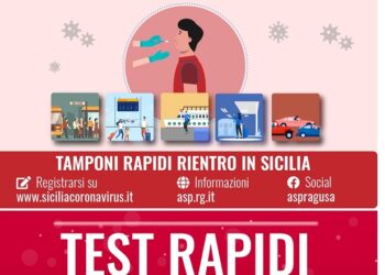 Ragusa: anche a Natale, test rapidi al Teatro Tenda