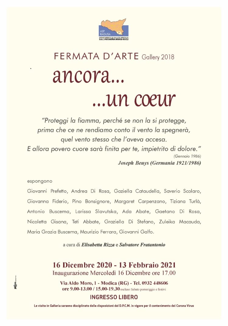 A Modica la mostra “…Ancora…un coeur”
