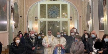 Monsignor Carmelo Cuttitta al Santuario della Madonna di Gulfi