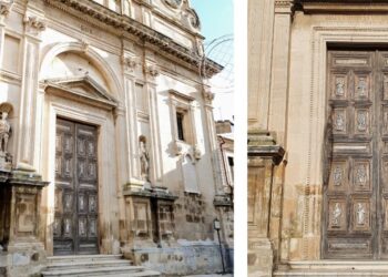 Avviata la campagna per il restauro del portone della Chiesa Madre di Chiaramonte