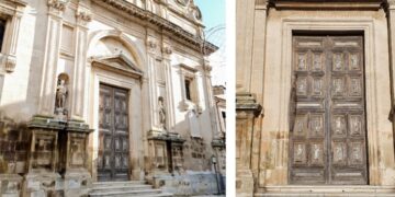 Avviata la campagna per il restauro del portone della Chiesa Madre di Chiaramonte