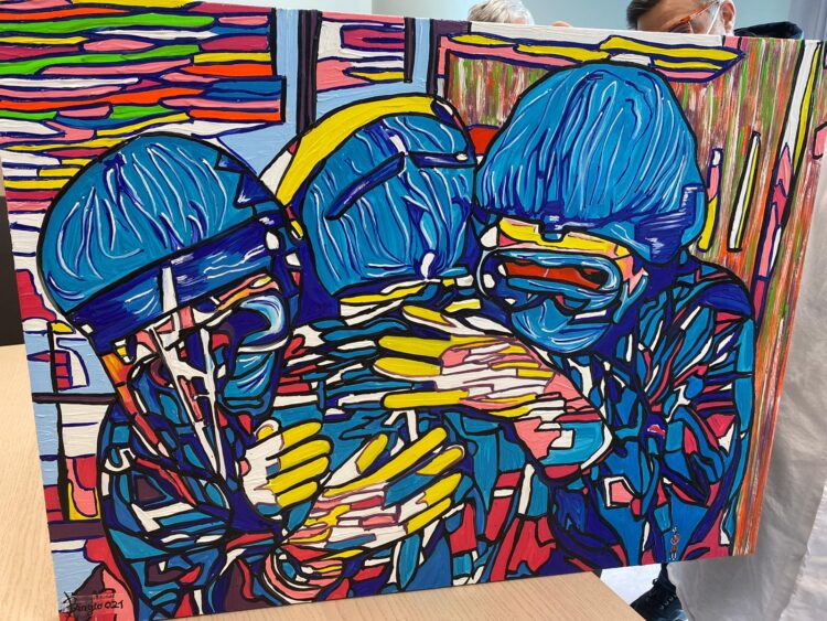 Il dono del maestro Biagio Occhipinti per i medici: “Eroi C-19”