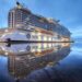 La Seaview, la nave ammiraglia della MSC Crociere, per qualche giorno a Pozzallo